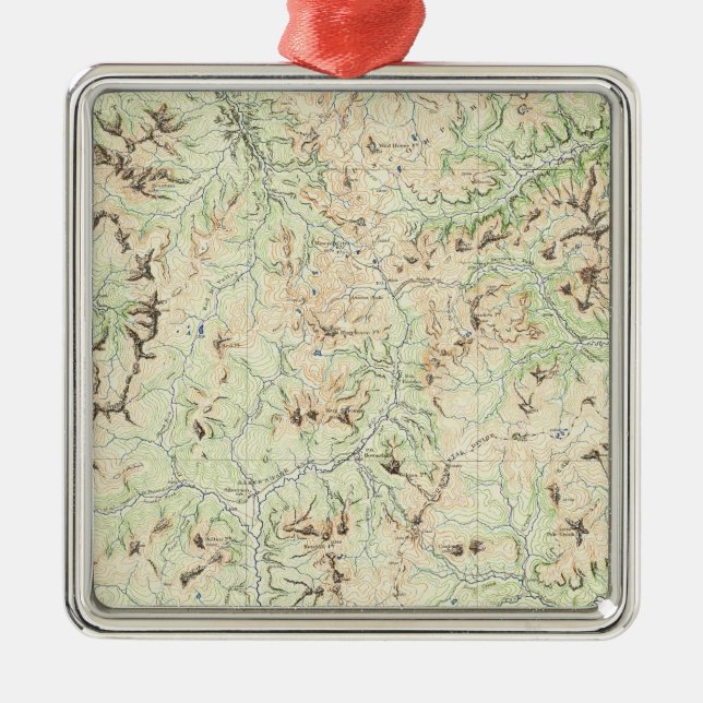 Colorado 6 metal tree decoration (Front)