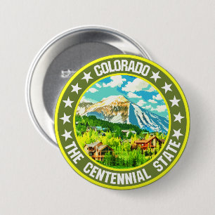 Colorado 7.5 cm round badge