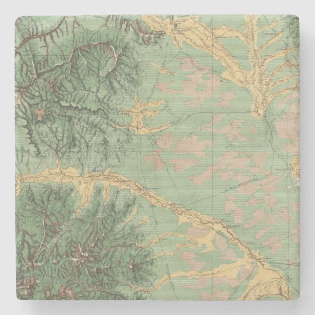 Colorado 7 stone coaster (Front)