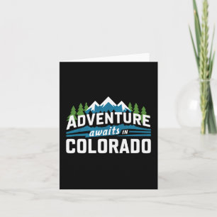 Colorado Adventure Awaits Rocky Mountain Hiking Card