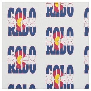 Colorado American state flag Fabric
