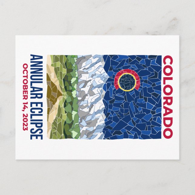 Colorado Annular Eclipse Postcard (Front)