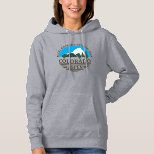 Colorado Aspen ski resort blue sky Hoodie