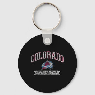 Colorado Avalanche Vintage Hockey Black Officially Key Ring