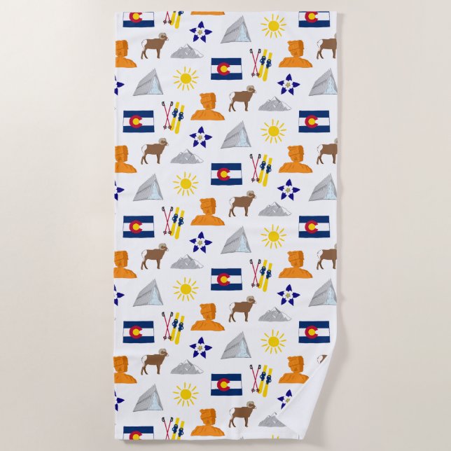 Colorado Beach Towel (Front)