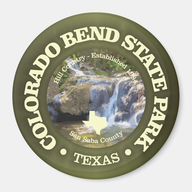 Colorado Bend SP Magnet (Front)