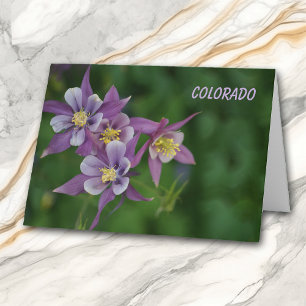 Colorado Blue Columbine All Occasion Greeting Card