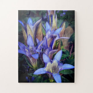 Colorado Blue Gentians Photo Jigsaw Puzzle