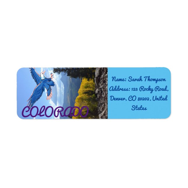 Colorado Blue Sky Mountain National Park Eagle (Front)