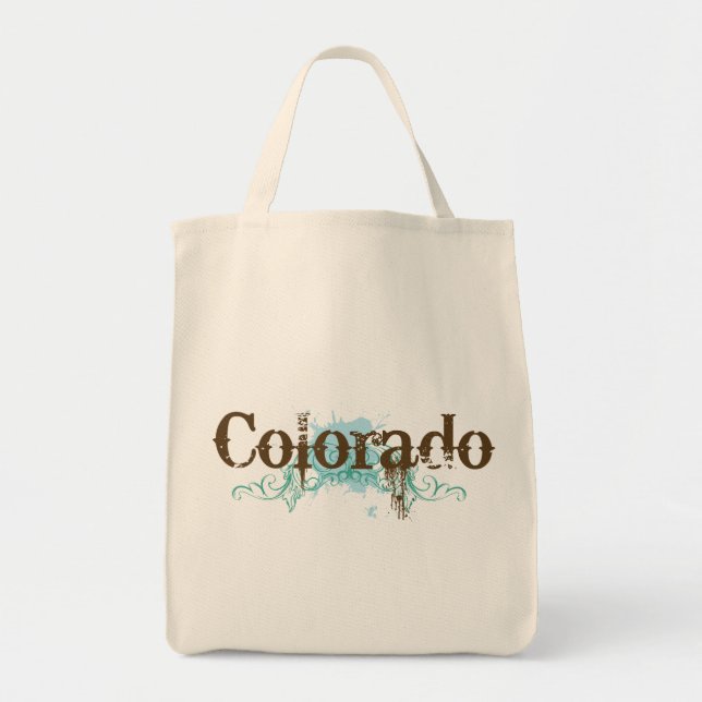 Colorado Blue Tote Bag (Front)