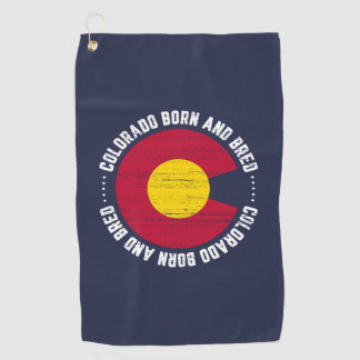 Colorado Born and Bred Native Golf Towel