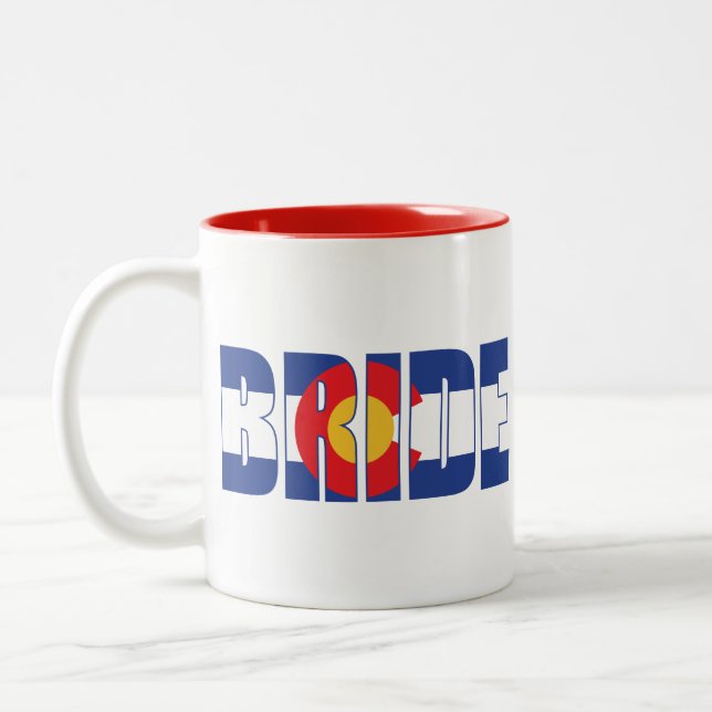 Colorado-Bride Two-Tone Coffee Mug (Left)