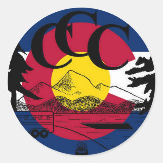 Colorado Camping Crew Sticker