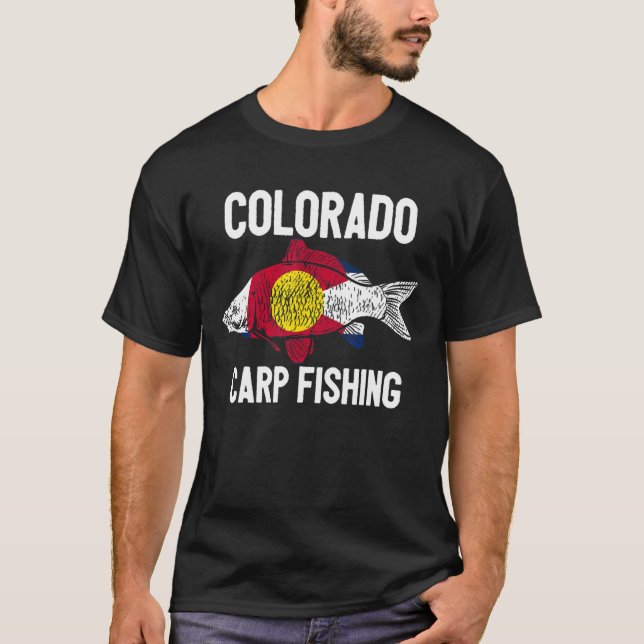 Colorado Carp Fishing Angler American Carp Angling T-Shirt (Front)