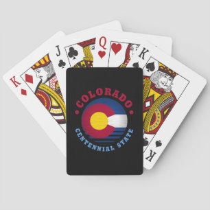 COLORADO CENTENNIAL STATE FLAG PLAYING CARDS