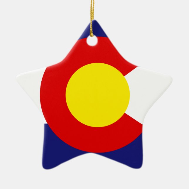 COLORADO CERAMIC TREE DECORATION (Front)