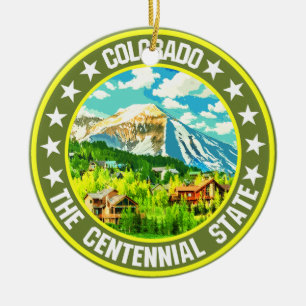 Colorado                                           ceramic tree decoration