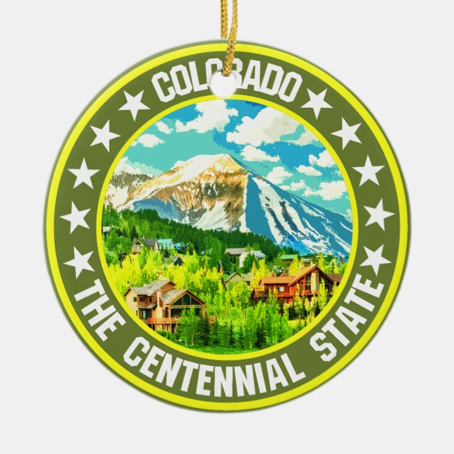 Colorado                                           ceramic tree decoration (Front)