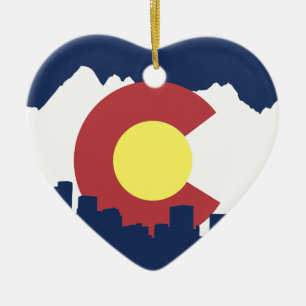 Colorado Ceramic Tree Decoration