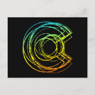 colorado chill blur postcard