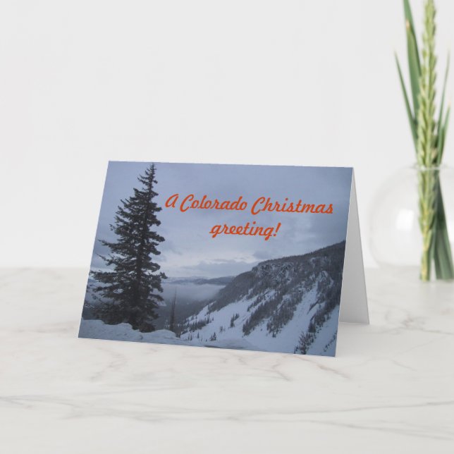 Colorado Christmas card (Front)