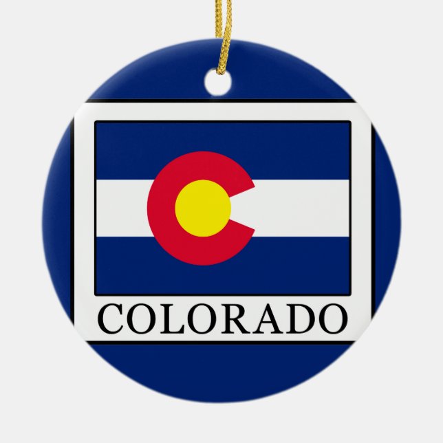 Colorado Christmas Tree Decoration (Front)
