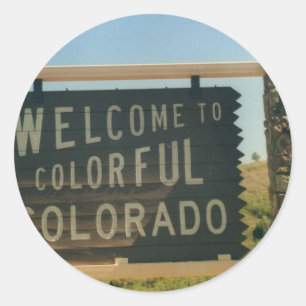 Colorado Classic Round Sticker