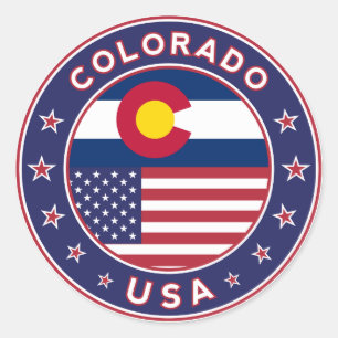 Colorado Classic Round Sticker