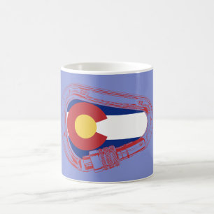 Colorado Climbing Carabiner Coffee Mug