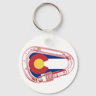 Colorado Climbing Carabiner Key Ring