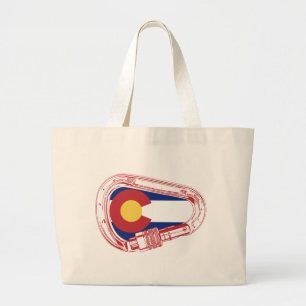 Colorado Climbing Carabiner Large Tote Bag