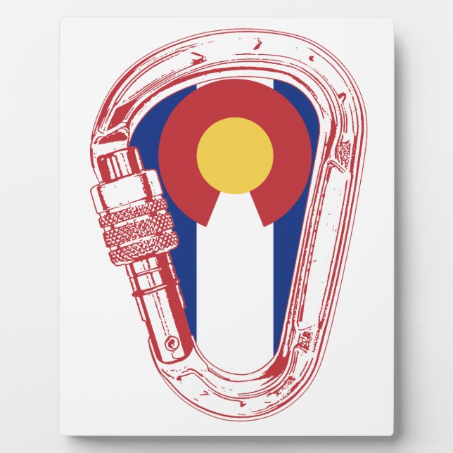 Colorado Climbing Carabiner Plaque (Front)