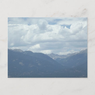 Colorado Collegiate Peaks under cloudy skies Postcard