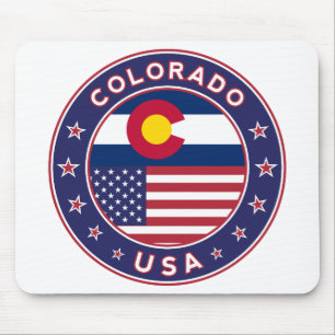 Colorado, Colorado t-shirt, USA states Mouse Mat