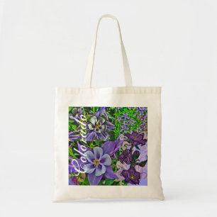 Colorado columbine reusable bag