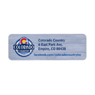 Colorado Country return address labels