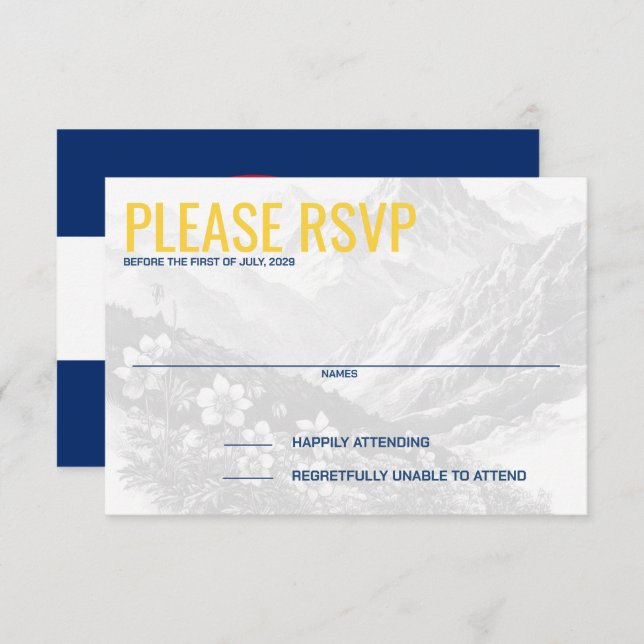 Colorado Couple Response Card (Front/Back)