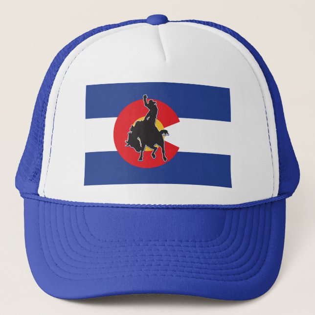 Colorado Cowboy Trucker Hat (Front)