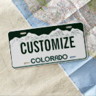 Colorado Custom License Plate