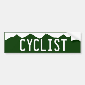 Colorado Cyclist Bumper Sticker