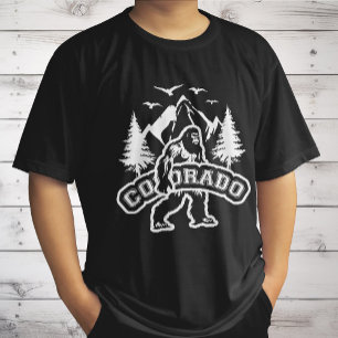 Colorado Day Bigfoot National Park Vintage Hiking T-Shirt