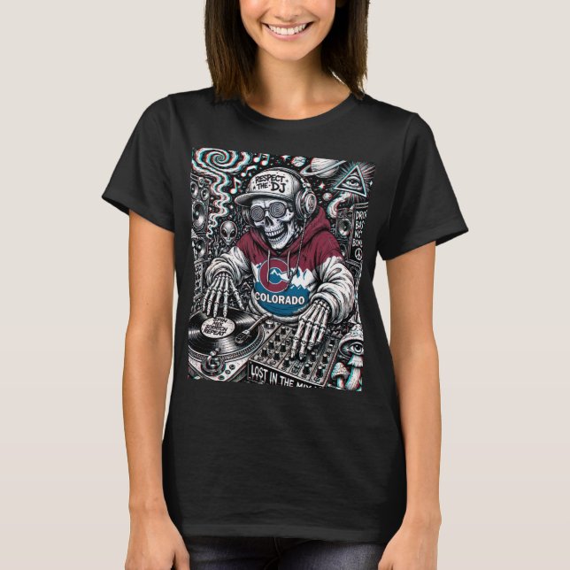 Colorado Dj woman tshirt (Front)