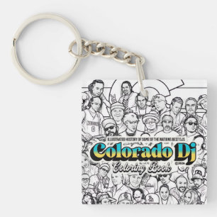 Colorado Djs Colouring Book keychain
