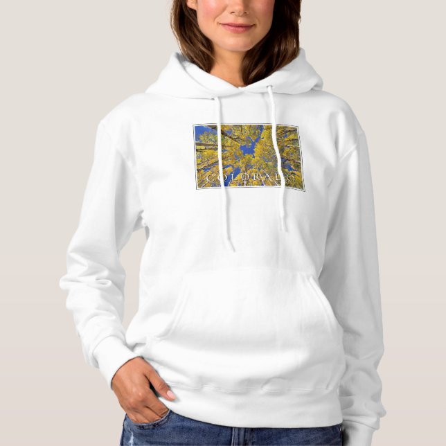 Colorado Fall | Aspen Forest in Autumn Hoodie (Front)