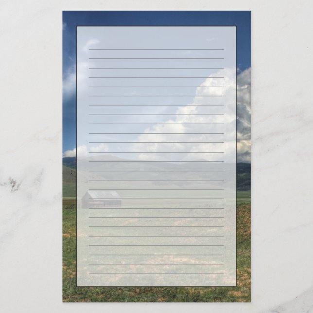 Colorado Farm Stationery (Front)