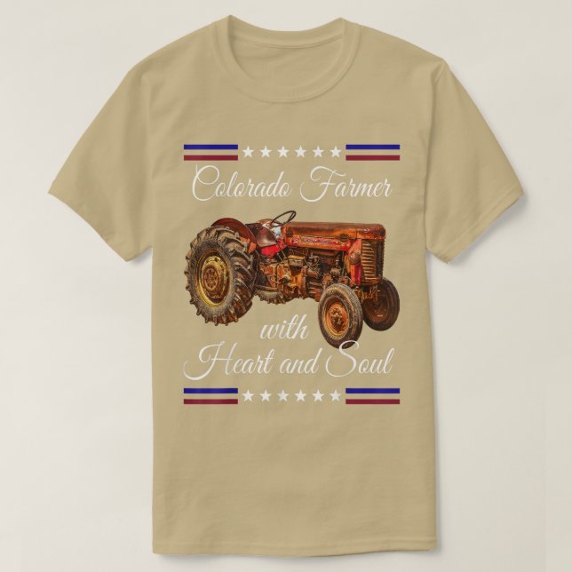 Colorado Farmer  T-Shirt (Design Front)