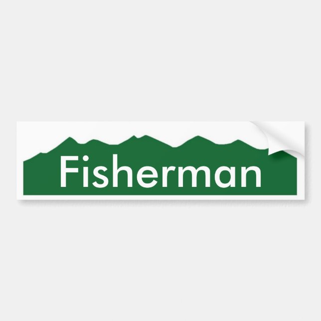colorado Fisherman Bumper Sticker (Front)