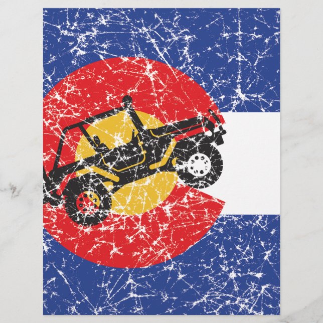 Colorado Flag 4 Wheeler (Front)