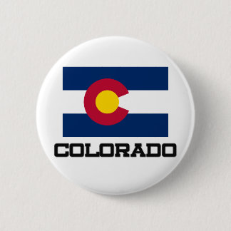 Colorado Flag 6 Cm Round Badge