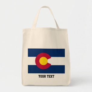 Colorado  flag, American state flag Tote Bag